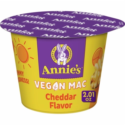 Annie’s Vegan Cheddar Flavor Mac N Cheese Alternative Perspective: front