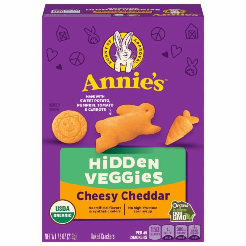 Cheddar Bunnies Snack Crackers, 7.5 oz, Annie's Homegrown