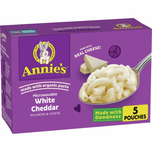 Annie's White Cheddar Shells Macaroni & Cheese Dinner with Organic Pasta,  10.5 OZ