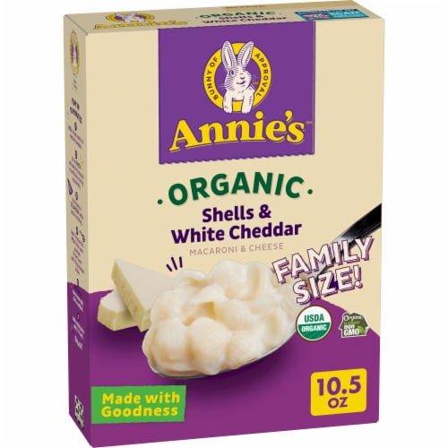 Annie's White Cheddar Shells Mac N Cheese Macaroni and Cheese Dinner, 6 oz  - Kroger