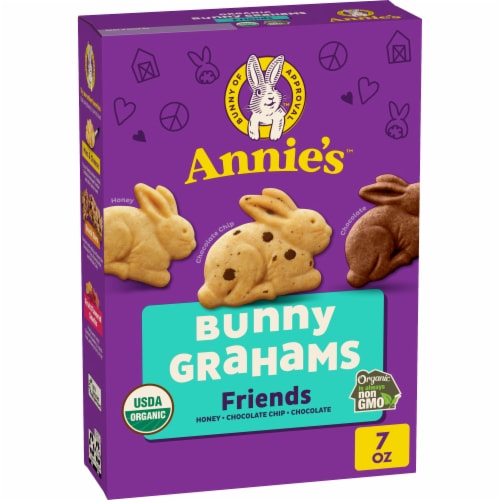 Annie's™ Organic Friends Bunny Chocolate Chip and Honey Graham Crackers, 7  oz - Kroger