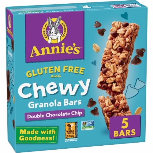 Annie's™ Gluten Free Whole Grain Chewy Granola Bars - Double Chocolate Chip Perspective: front