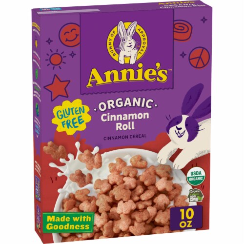 Annie's Organic Cinna Bunnies Cinnamon Cereal Perspective: front