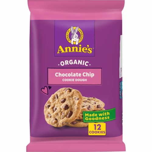Annie's™ Organic Chocolate Chip Cookie Dough Perspective: front