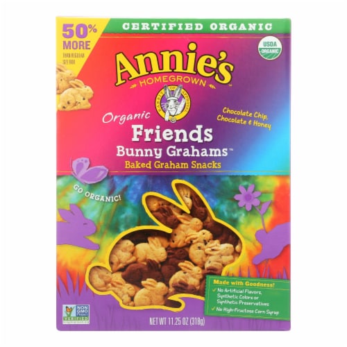 Annie's™ Organic Friends Bunny Chocolate Chip Chocolate & Honey