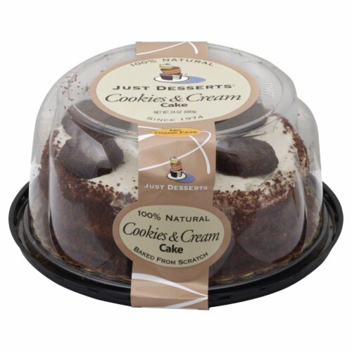 Just Desserts Cookies and Cream Cake Perspective: front