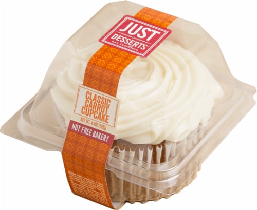 Just Desserts Classic Carrot Cupcake Perspective: front