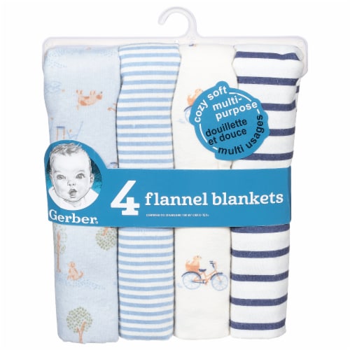 Gerber 4 online flannel blankets
