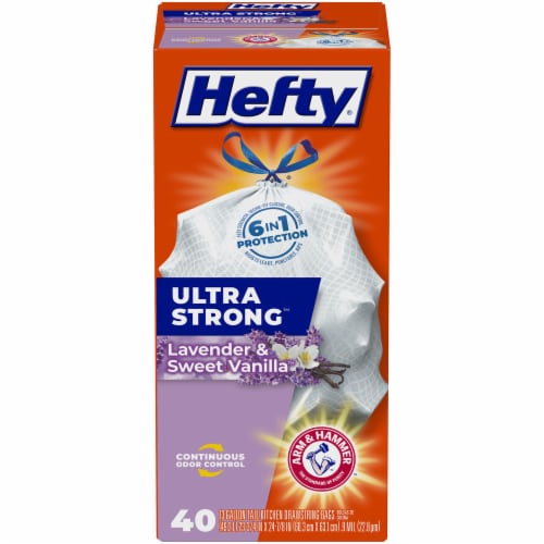 Hefty® Ultra Strong™ Lavender & Sweet Vanilla 13-Gallon Tall