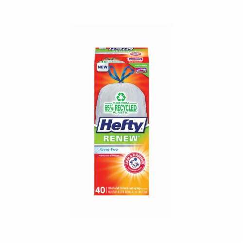 Hefty® Ultra Strong Crisp Orchard Apple 13-Gallon Tall Kitchen Drawstring Trash  Bags, 40 ct - Kroger