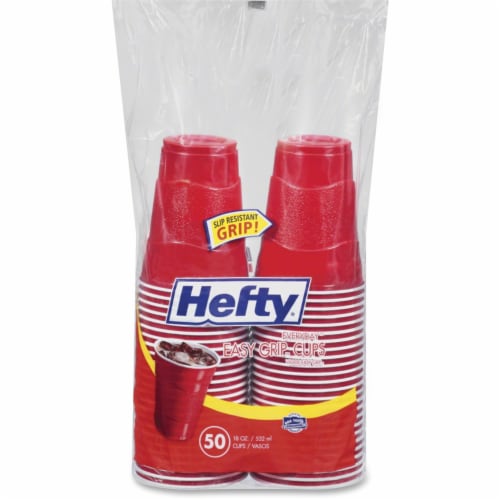 Hefty Party On! 18 Ounce Cups Perspective: front