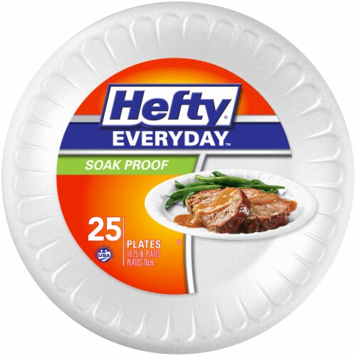 Hefty® Everyday™ Soak Proof Plates Perspective: front
