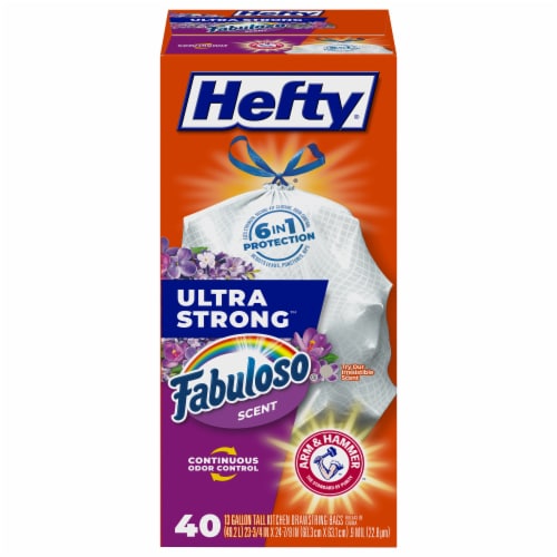 Hefty 13 Gal. Tall Kitchen White Trash Bag (90-Count)