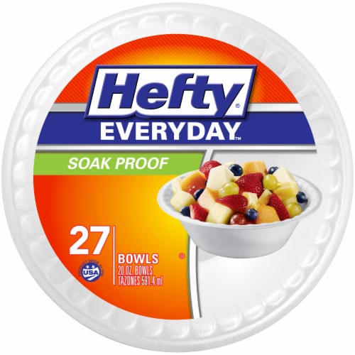 Hefty Everyday Foam Bowls, Paper Plates, Cups & Serving