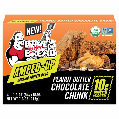 Dave's Killer Bread® Peanut Butter Crunch Protein Bars Perspective: front