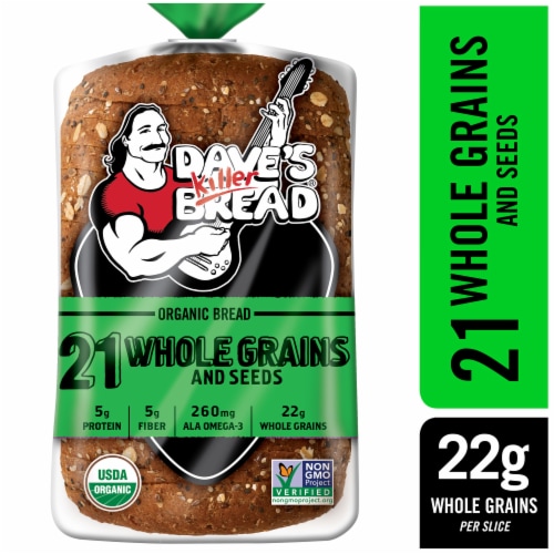 Dave’s Killer Bread 21 Whole Grains and Seeds Organic Whole Grain Bread