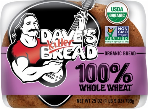 Dave's Killer Bread® 100% Whole Wheat Organic Bread Perspective: front