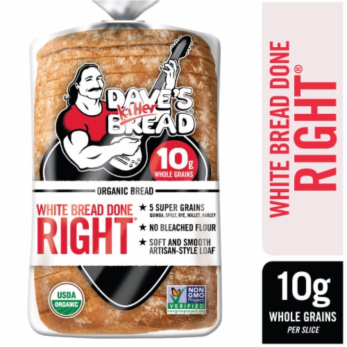 Dave’s Killer Bread White Bread Done Right Artisan-Style Organic White Bread