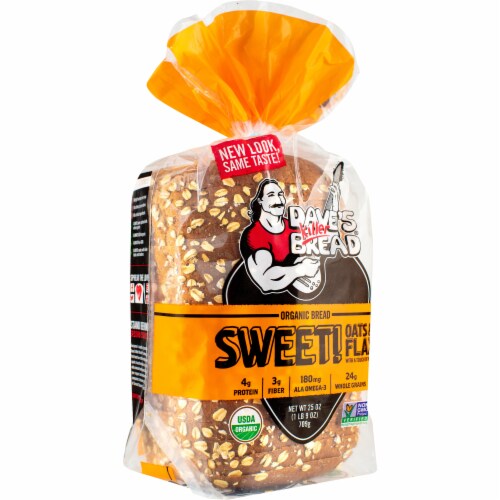 Dave's Killer Bread® Organic Honey Oats & Flax Bread Perspective: front