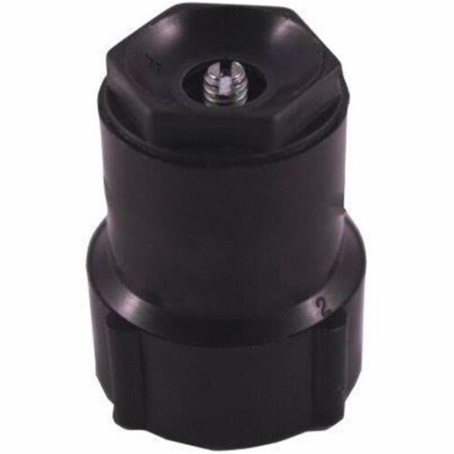 Arrowhead Brass & Plumbing 72633 Spray Shrub Head Plastic Quarter Circle, Black Perspective: front