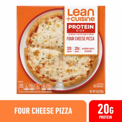 Lean Cuisine Features Four Cheese Frozen Pizza Perspective: front