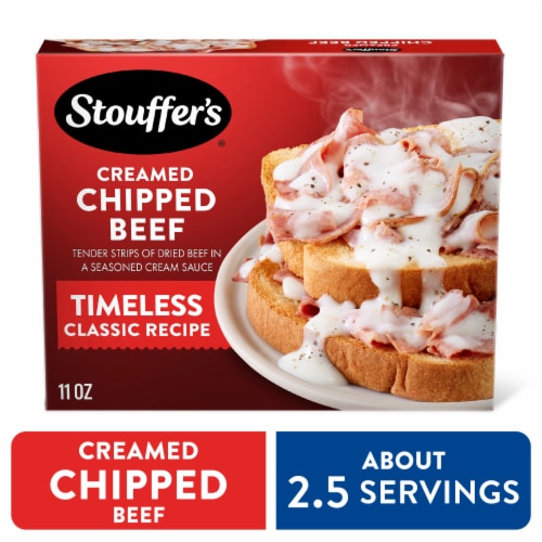 Stouffer's Creamed Chipped Beef Frozen Meal Perspective: front