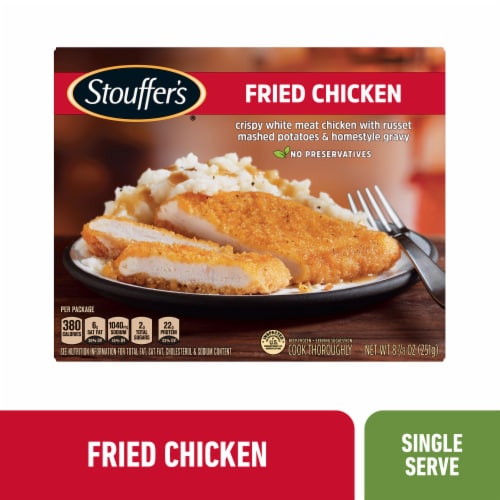 Stouffer's Fried Chicken Frozen Meal Perspective: front