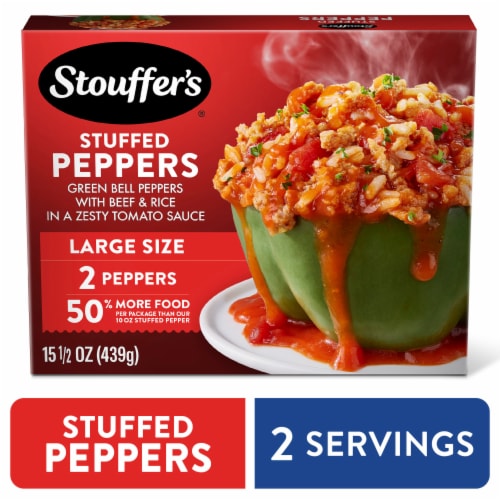 Stouffer’s Stuffed Peppers Large Size Frozen Meal