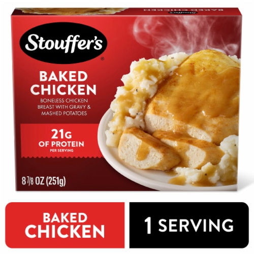 Stouffer's Baked Chicken Frozen Meal Perspective: front