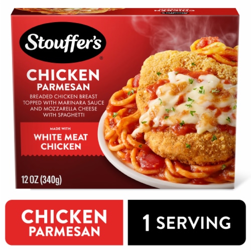 Stouffer’s Chicken Parmesan Single Serve Frozen Chicken Pasta Single Frozen Meals Perspective: front
