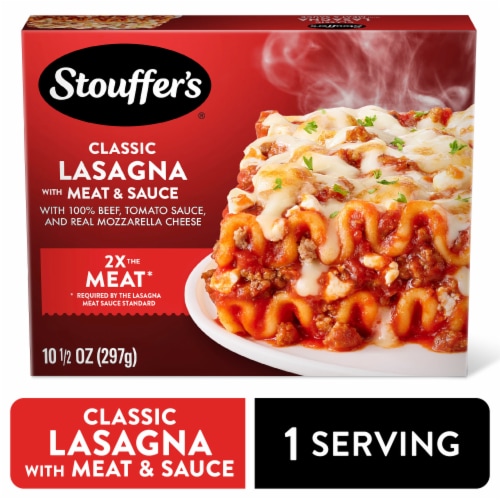 Stouffer's Lasagna with Meat & Sauce Frozen Meal Perspective: front