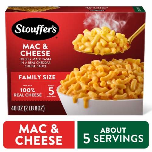 Stouffer’s Family Size Macaroni and Cheese Frozen Meal Perspective: front