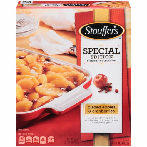 Stouffer's Special Edition Glazed Apples & Cranberries Perspective: front