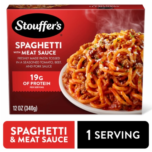 Stouffer's® Spaghetti with Meat Sauce Frozen Meal Perspective: front