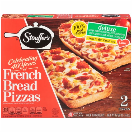 Stouffer's® Deluxe French Bread Frozen Pizza Perspective: front