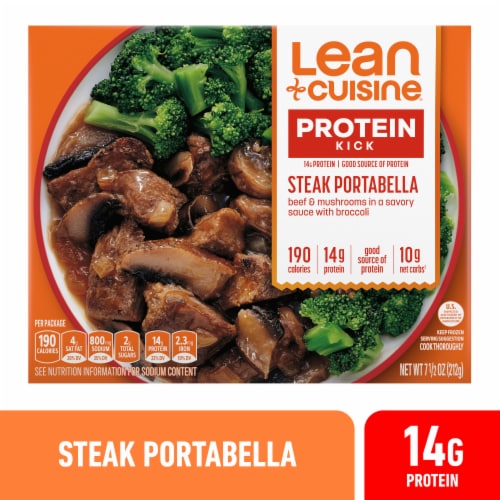 Lean Cuisine Steak Portabella Frozen Meal Perspective: front