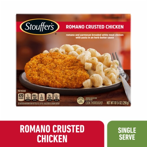 Stouffer's® Romano Crusted Chicken Frozen Dinner Frozen Meal Perspective: front