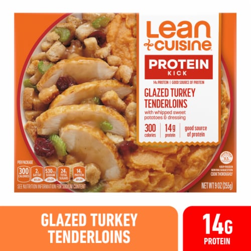 Lean Cuisine Glazed Turkey Tenderloins Frozen Meal Perspective: front