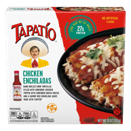 Tapatio™ Chicken Enchiladas Frozen Entrée Perspective: front