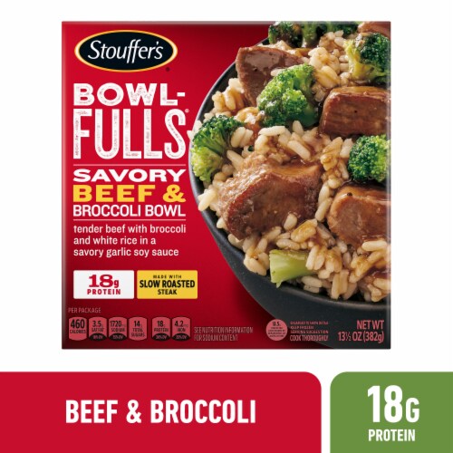 Stouffer's Bowl-Fulls Savory Beef & Broccoli Bowl Perspective: front