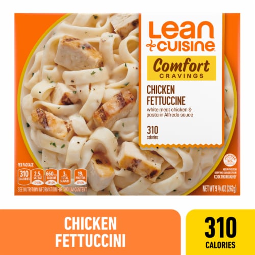 Lean Cuisine Chicken Fettuccine Frozen Meal Perspective: front