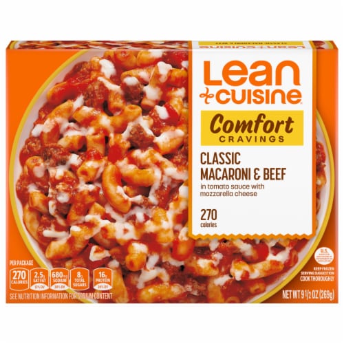 Lean Cuisine® Favorites Classic Macaroni and Beef Frozen Meal Perspective: front
