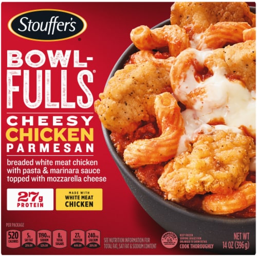 Stouffer's Bowl-Fulls Cheesy Chicken Parmesan Frozen Meal Perspective: front