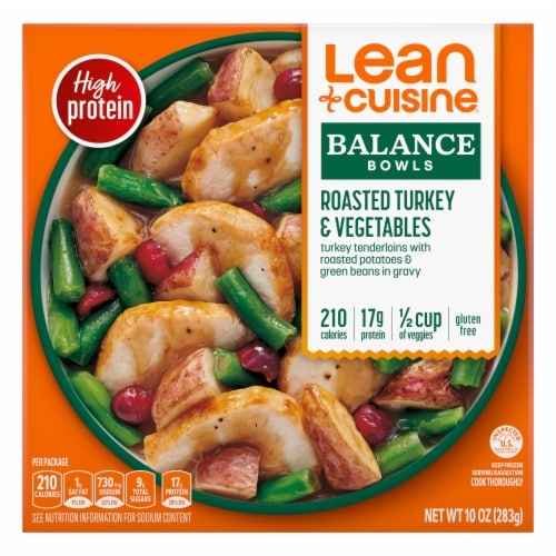 Lean Cuisine Bowls Roasted Turkey and Vegetables Frozen Meal Perspective: front