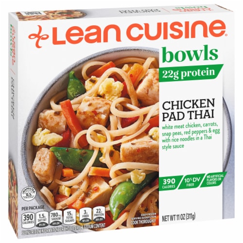 Lean Cuisine® Chicken Pad Thai Bowl Frozen Meal Perspective: front