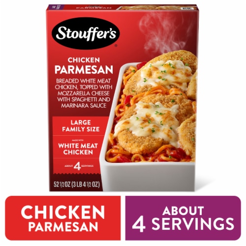 Stouffer’s Chicken Parmesan Large Family Size Frozen Pasta Frozen Dinners Perspective: front
