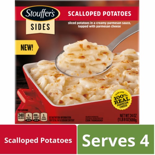 Stouffer's Scalloped Potatoes Frozen Side Dish Perspective: front