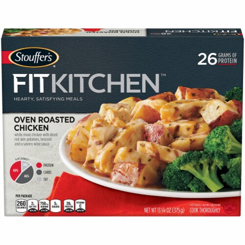 Stouffer's Fit Kitchen Oven Roasted Chicken Frozen Meal Perspective: front