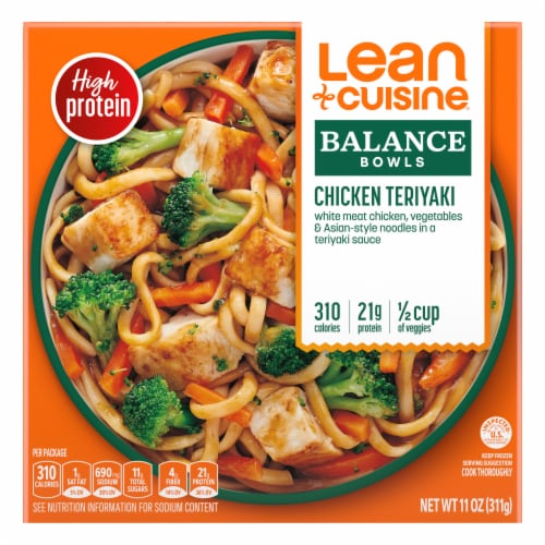 Lean Cuisine® Bowls Chicken Teriyaki Frozen Meal Perspective: front