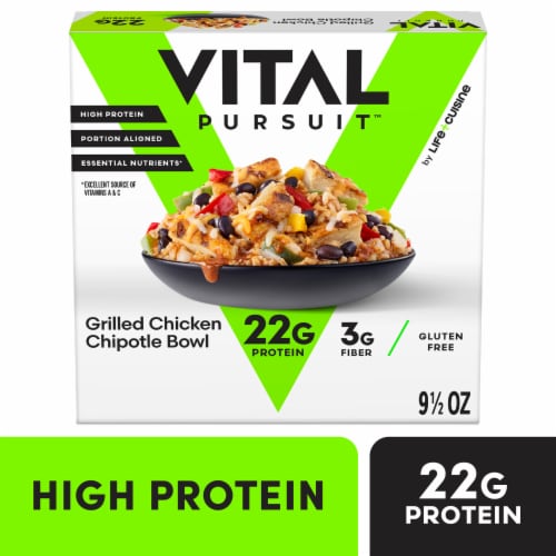 LIife Cuisine High Protein Lifestyle Chicken Enchilada Bowl Frozen Entrée Perspective: front
